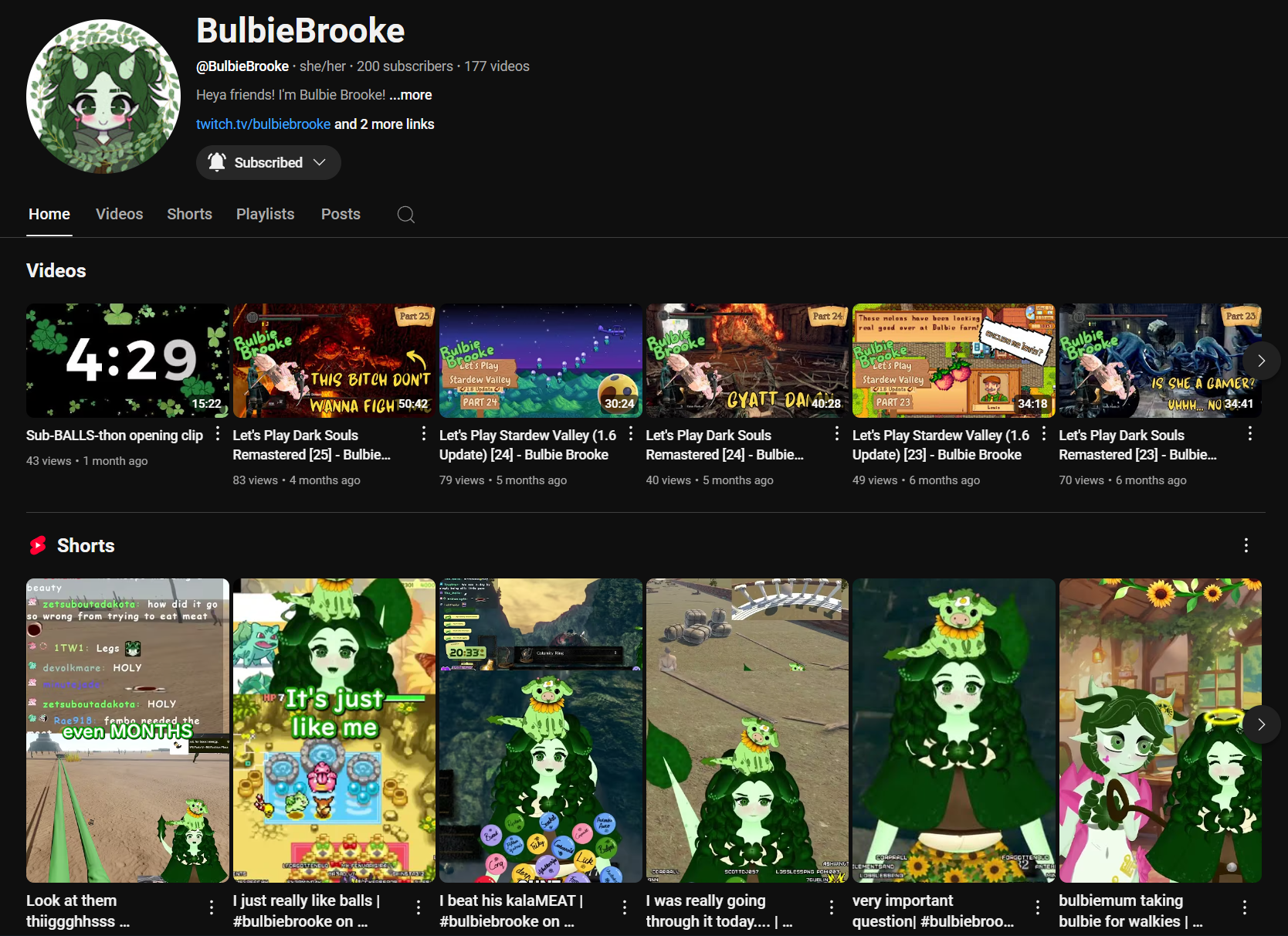 Youtube page